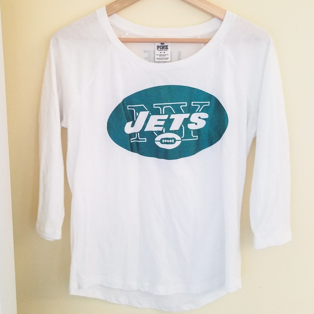 Victoria's Secret PINK NFL Jets Long-sleeve top